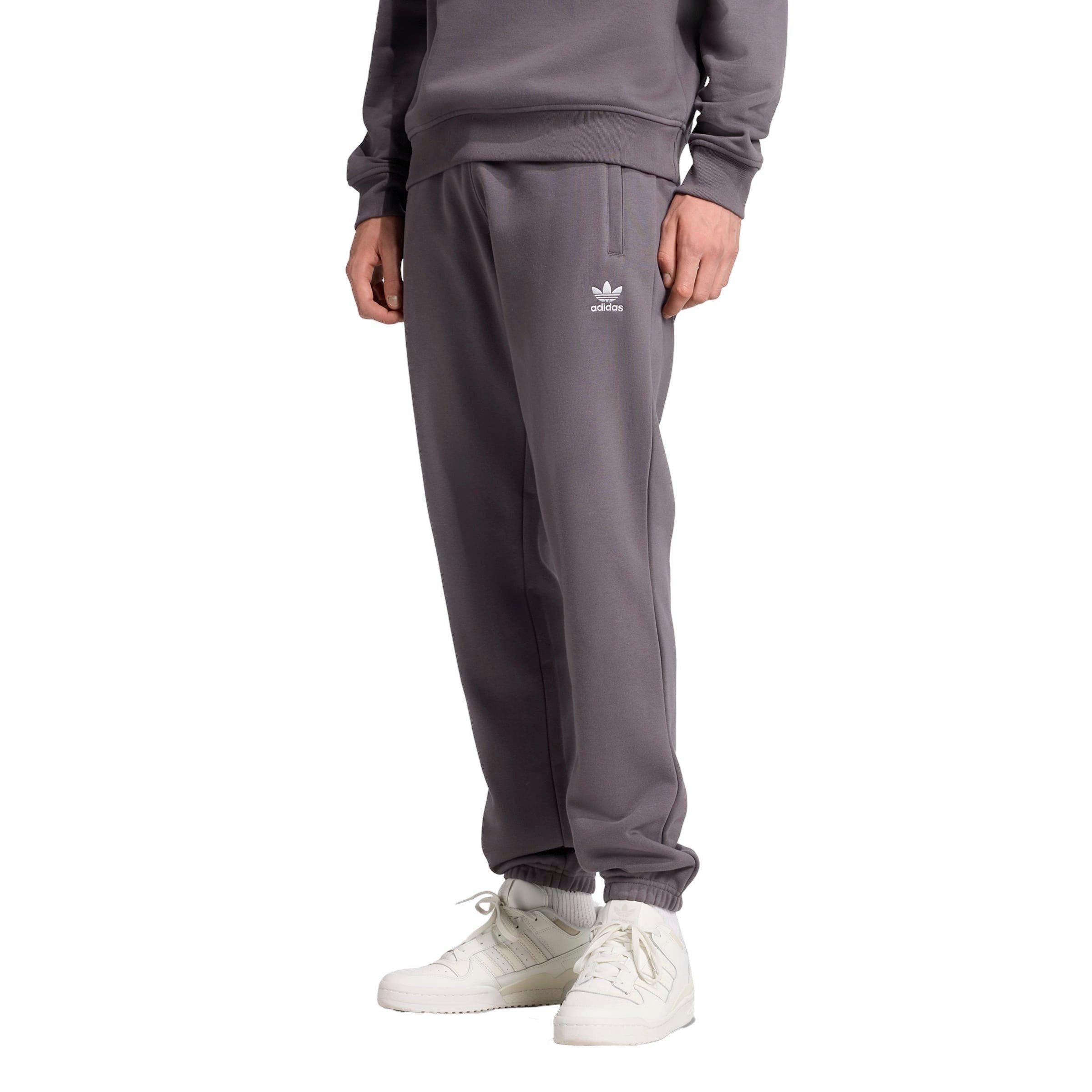 adidas Originals Men's Trefoil Essentials Pants - Dk Grey - DARK GREY